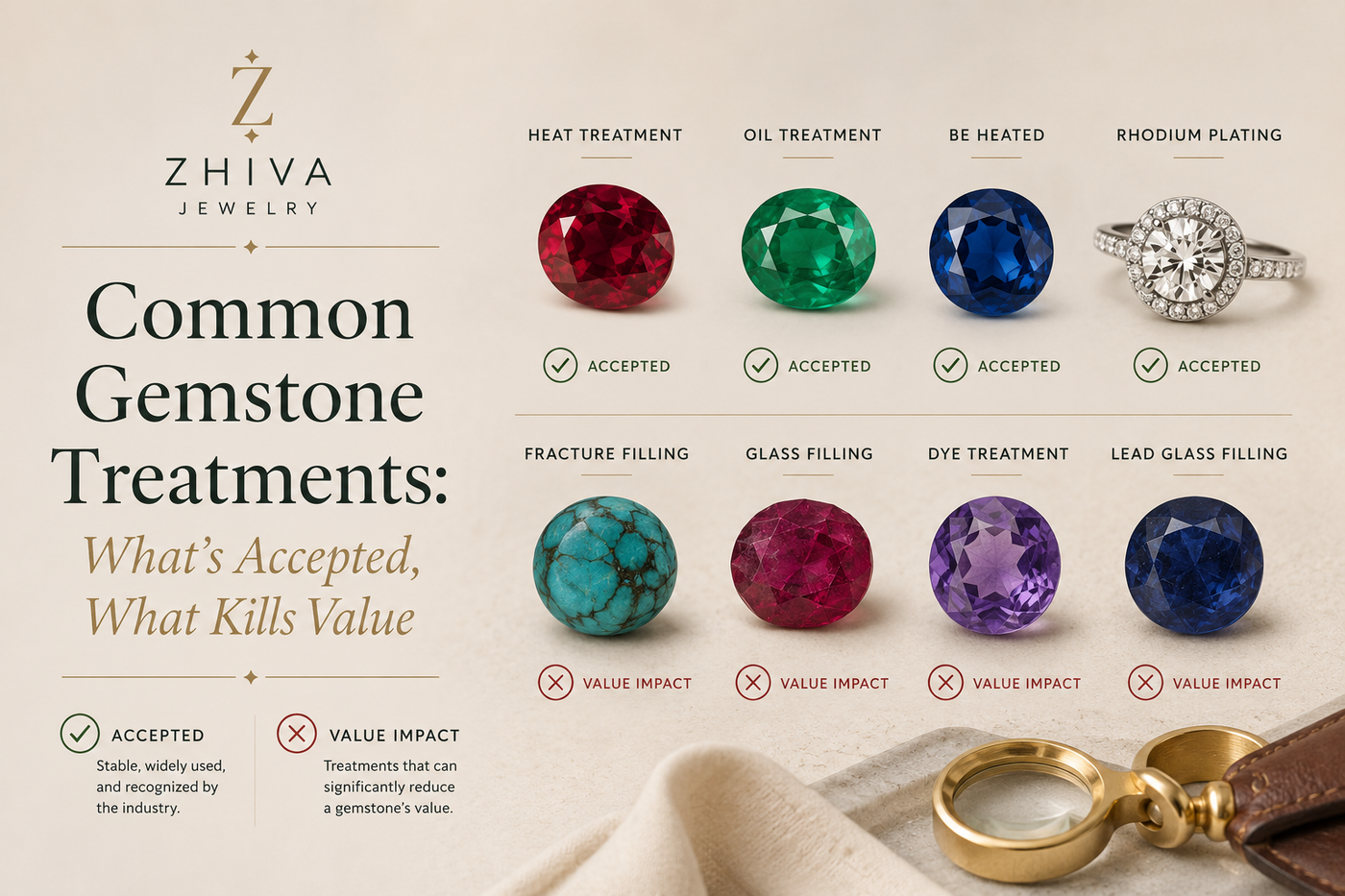 Common Gemstone Treatments: What's Accepted, What Kills Value