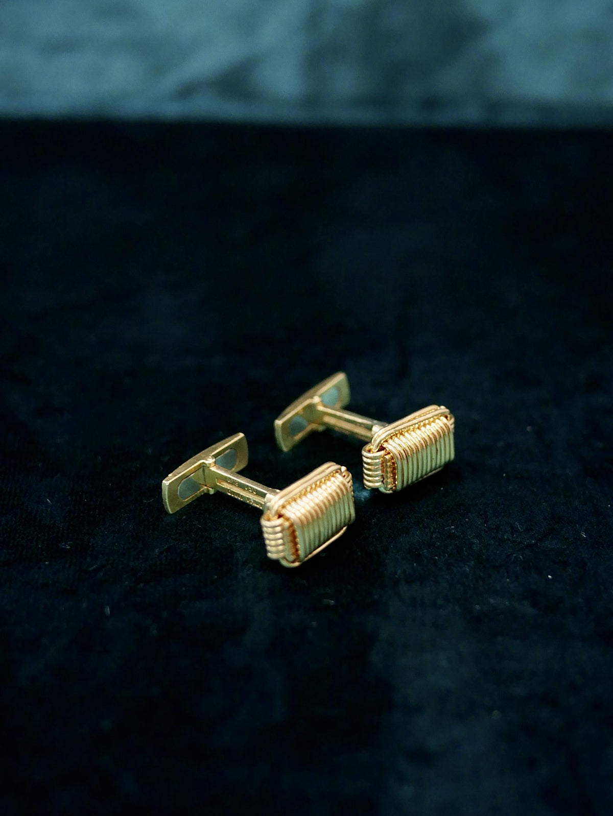 Gucci Vintage 18k Yellow Gold Cufflinks
