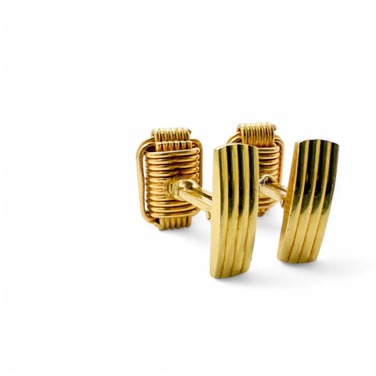 Gucci Vintage 18k Yellow Gold Cufflinks