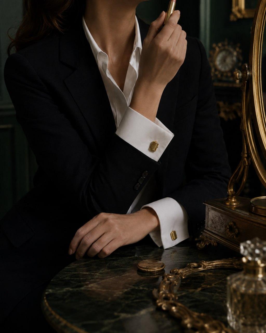 Gucci Vintage 18k Yellow Gold Cufflinks